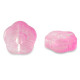 Glasperle 12mm Blume - Pink